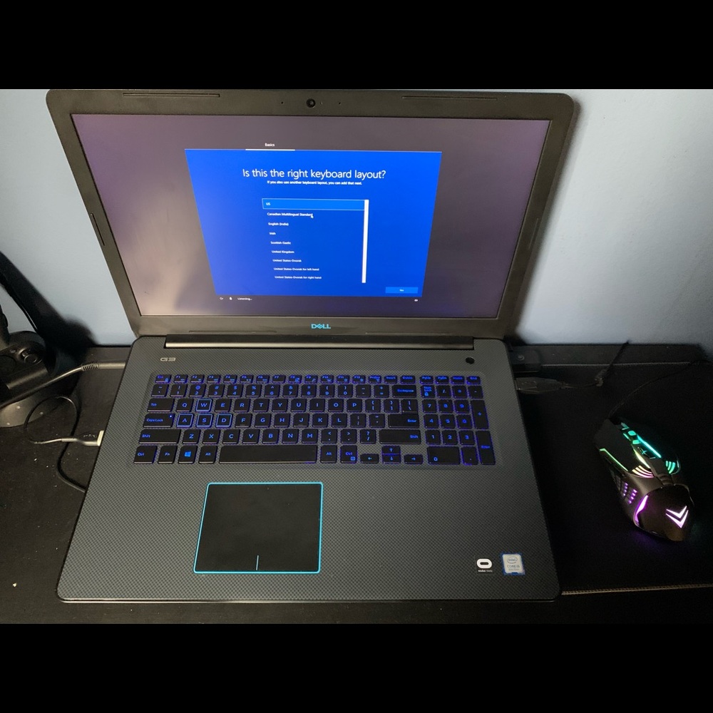 Dell G3 17 Gaming laptop And windows acer Vr